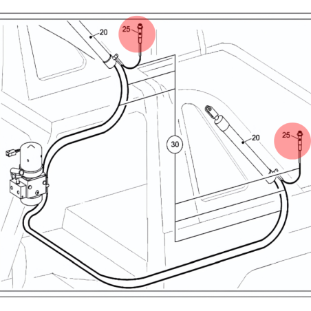 Lock Pawl Cylinder - Mercedes W463 G-Class - P/N: 4638050101