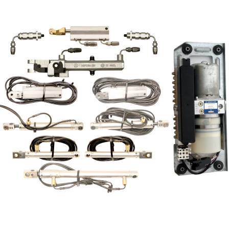 Hydraulic Pump + All 11 Hydraulic Cylinders - Mercedes R230 SL-Class