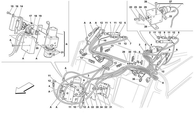 Ferrari F355 Pipe V, p/n 168864